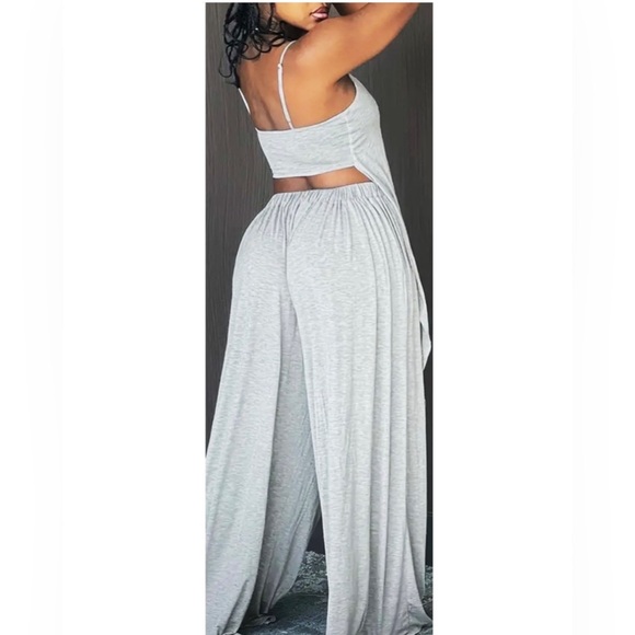 2 Piece Spaghetti Strap Elegant Pants Outfit - Picture 5 of 5